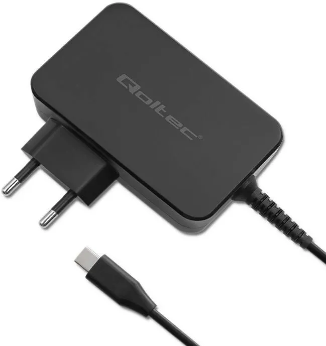 QOLTEC Qoltec 52388 GaN POWER PRO charger | 1xUSB-C | 100W | 5-20V | 3-5A | Black