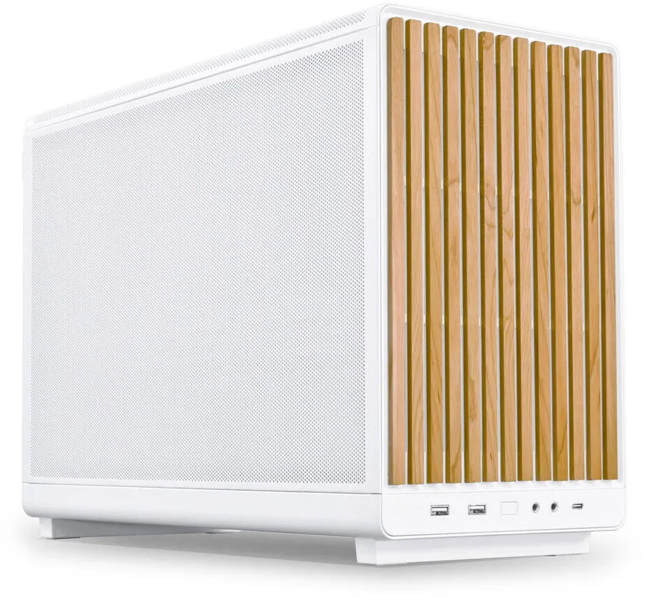 Carcasa PC Lian Li  DAN Cases A3-m Wood Edition PC - Buche, White