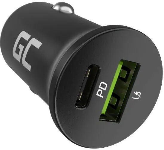 Green Cell Green Cell GC PowerRide Nano38 38W 6A 1x USB-C 1x USB-A car charger