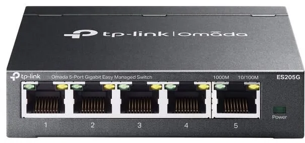 TP-Link TP-Link Omada ES205G network Managed Gigabit Ethernet (10/100/1000) Black
