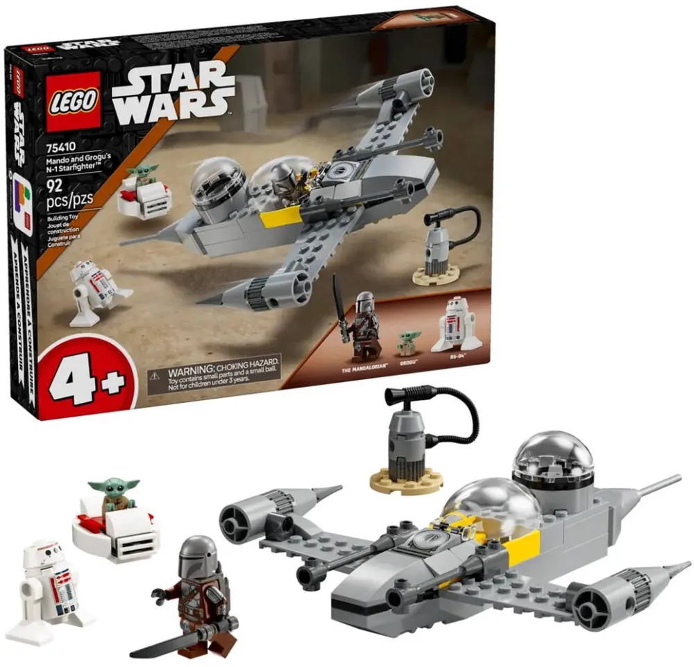 LEGO STAR WARS 75410 Mando and Grogu's N-1 Starfighter