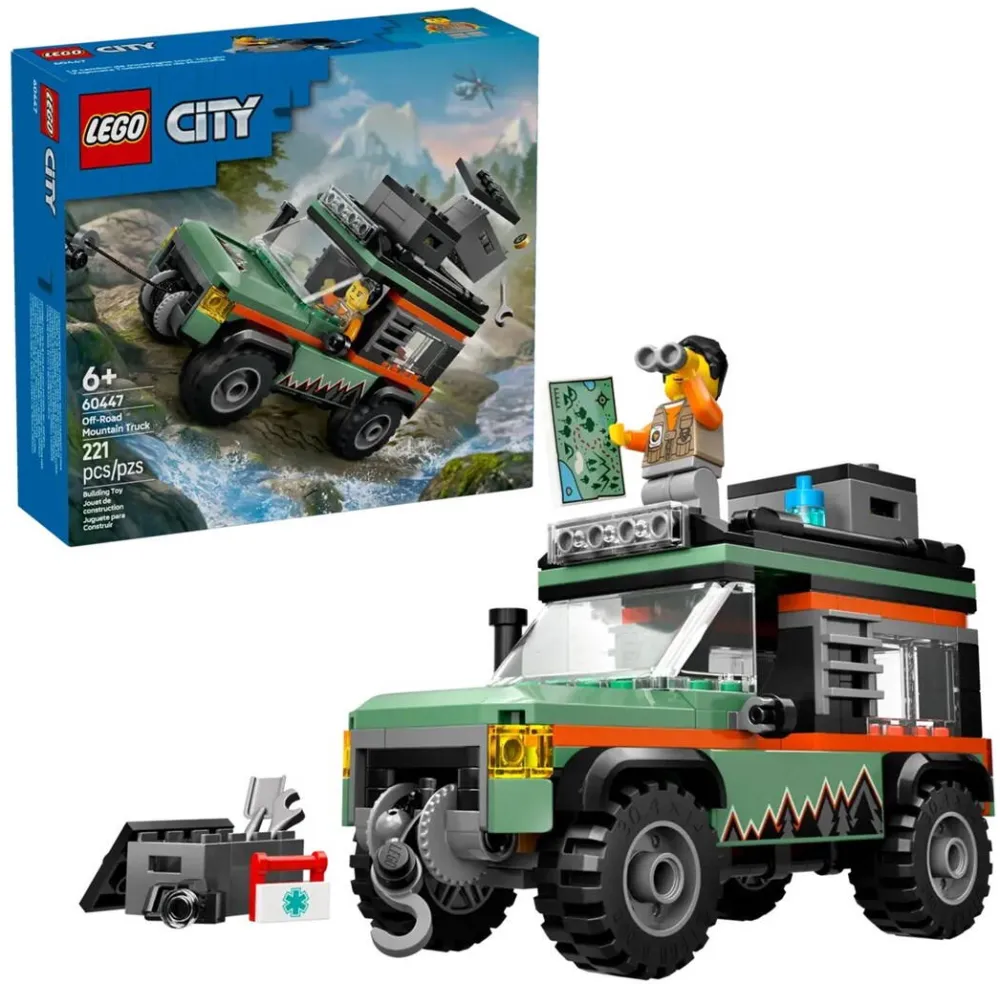 LEGO CITY 60447 Off-Road 4x4 Mountain Truck
