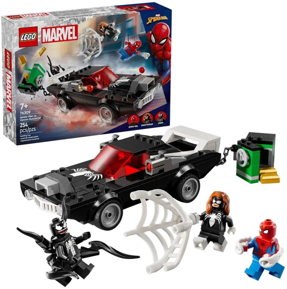 LEGO MARVEL 76309 Spider-Man vs. Venom Muscle Car