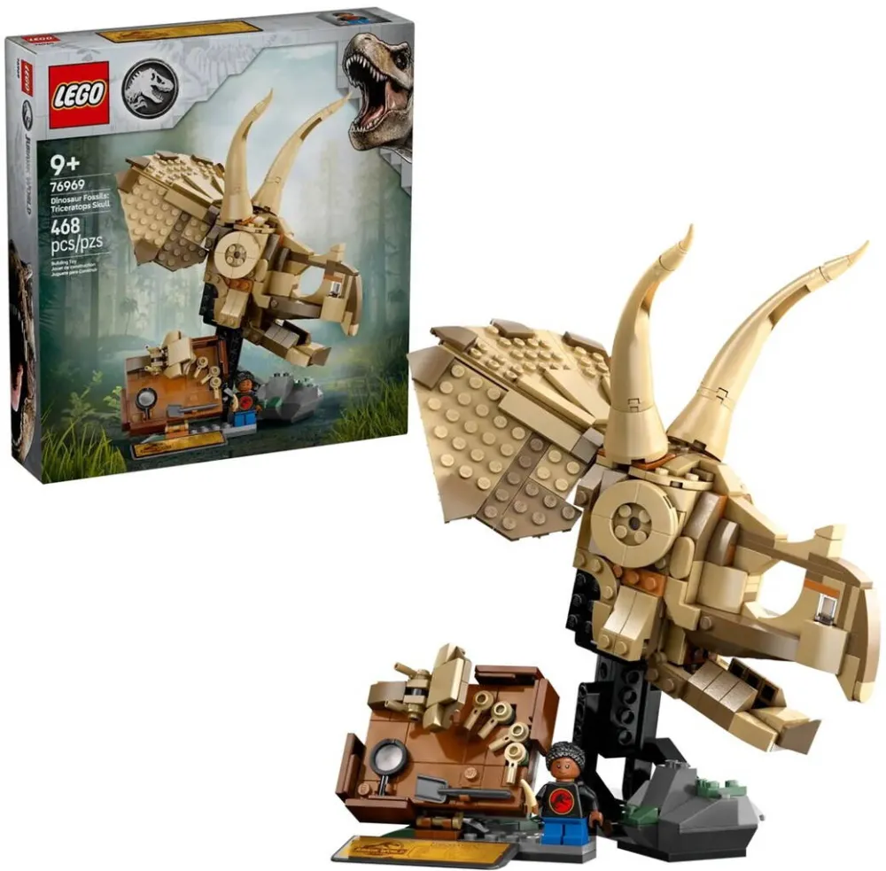 LEGO JURASSIC WORLD 76969 Dinosaur Fossils: Triceratops Skull