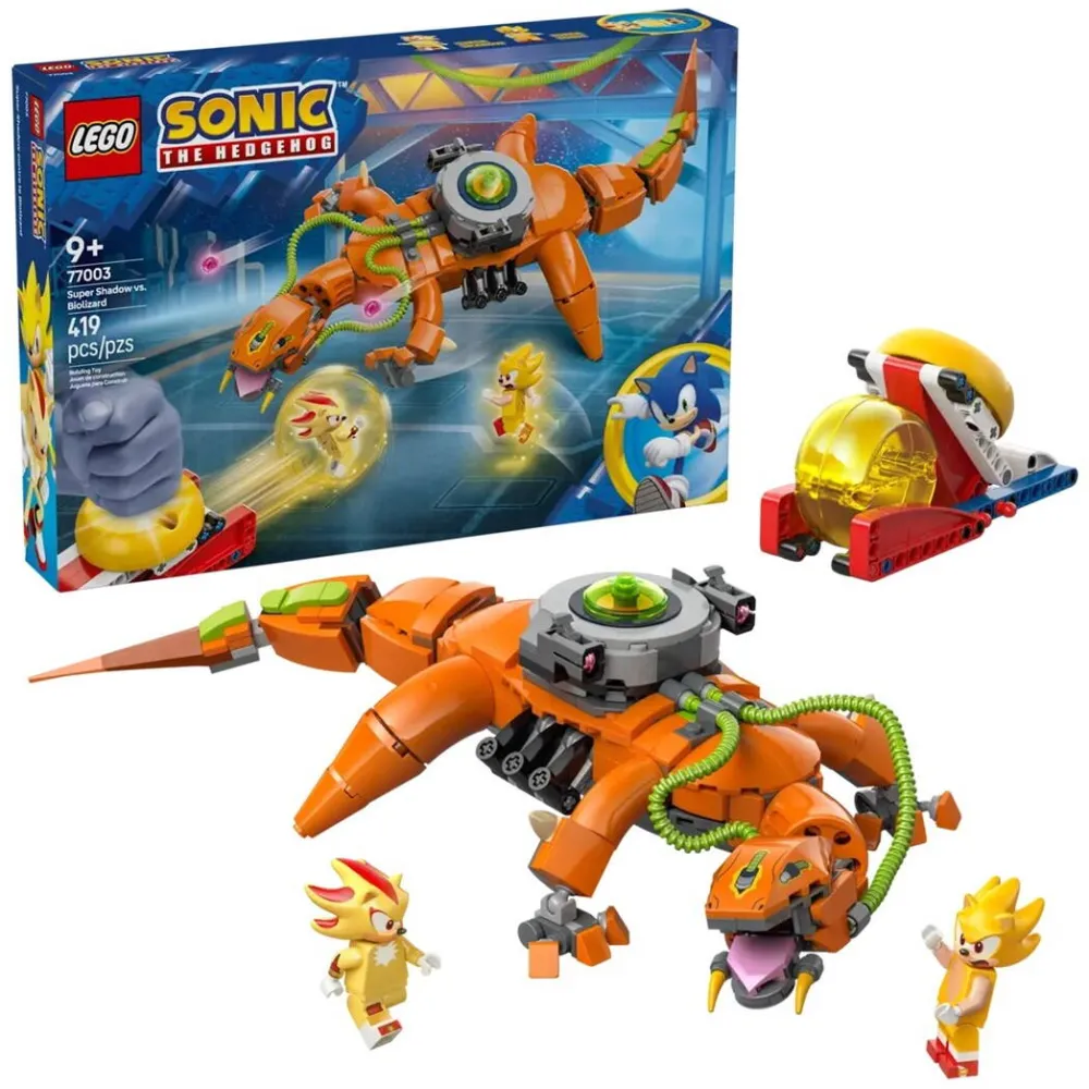 LEGO SONIC THE HEDGEHOG 77003 Super Shadow vs. Biolizard