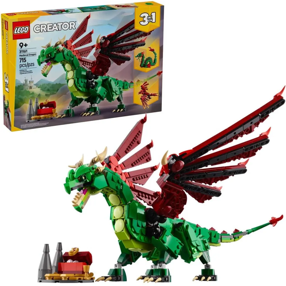 LEGO CREATOR 3 IN 1 31161 Medieval Dragon