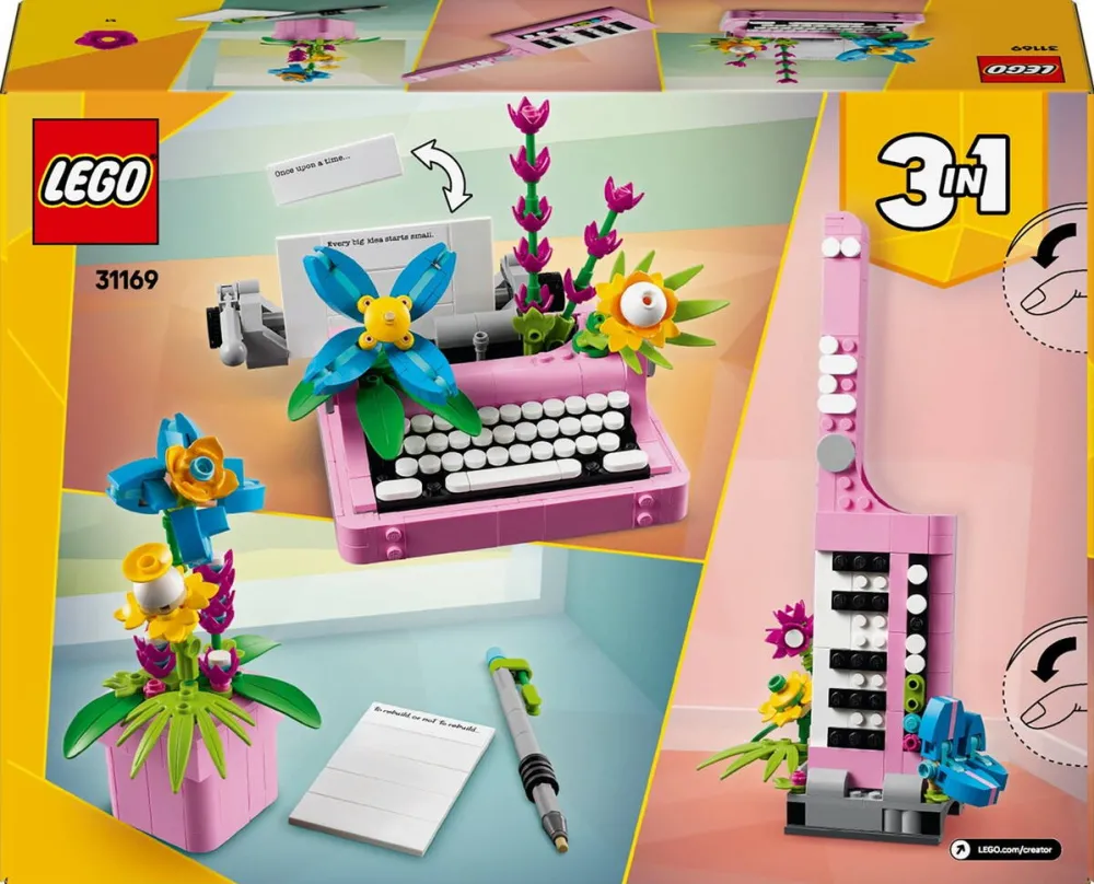 LEGO CREATOR 3in1 31169 Flower Writing Machine