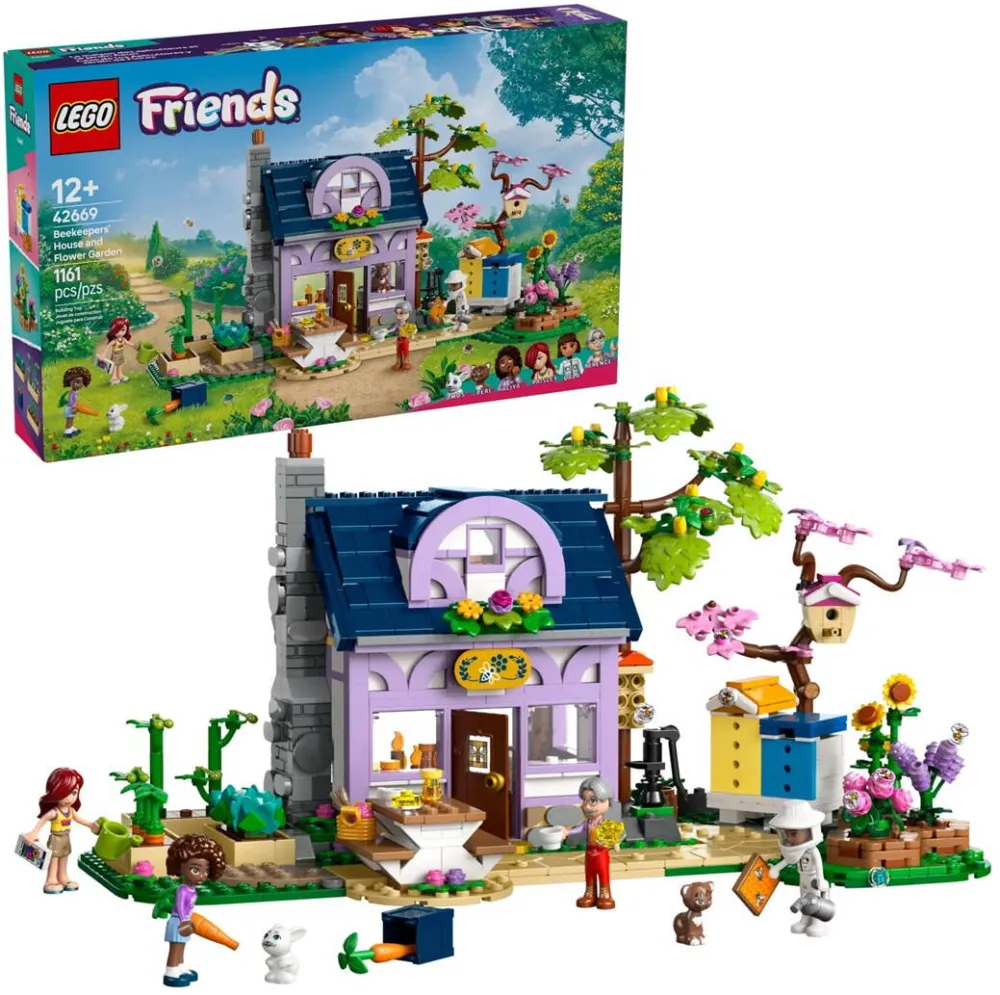 LEGO FRIENDS 42669 Beekeepers House and Flower Garden