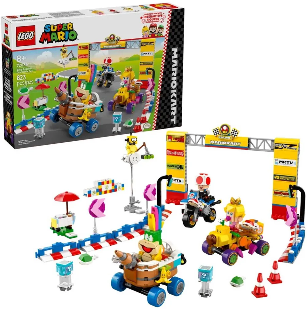 LEGO SUPER MARIO 72036 Mario Kart - Baby Peach & Grand Prix Set