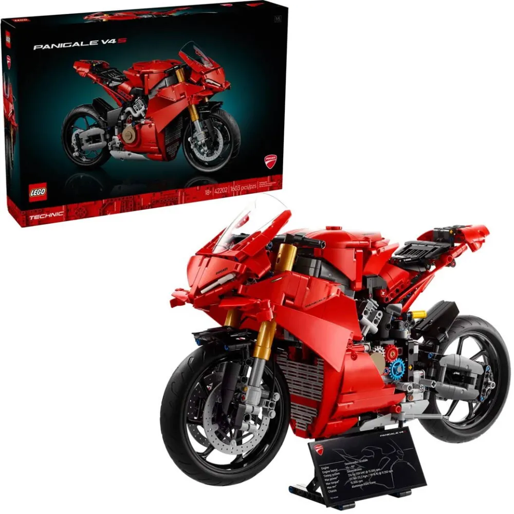 LEGO TECHNIC 42202 Ducati Panigale V4 S Motorcycle