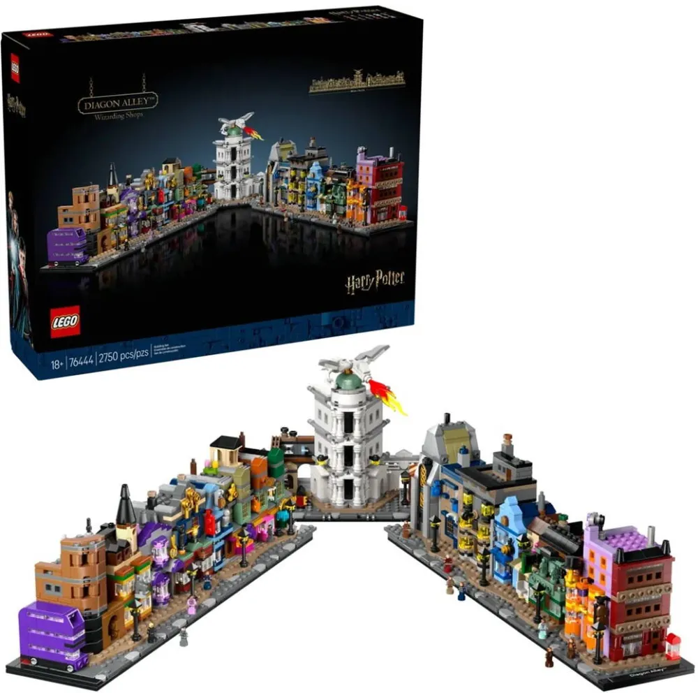 LEGO HARRY POTTER 76444 Diagon Alley Wizarding Shops