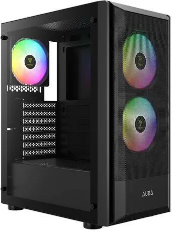 Carcasa PC Gamdias Aura GC6 aRGB neagra