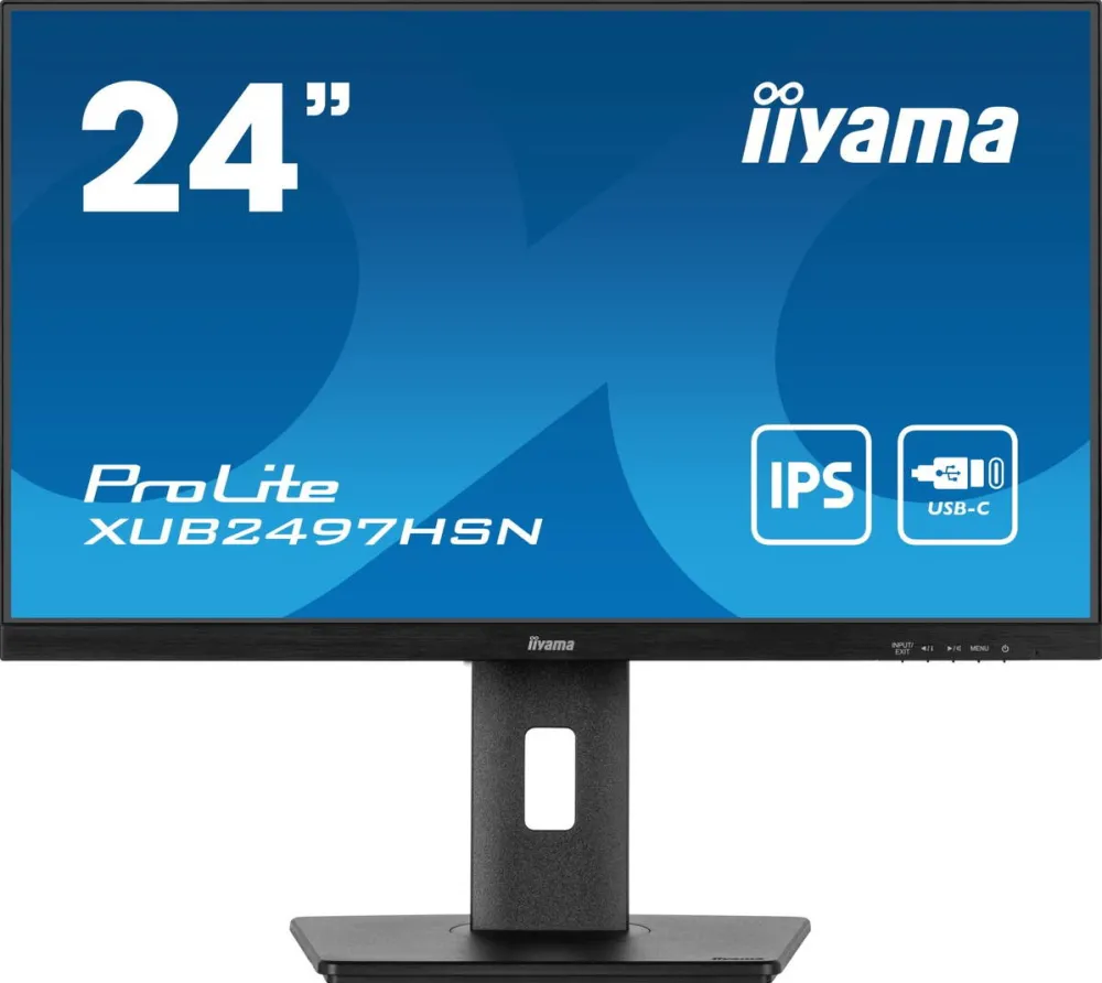 Monitor IIyama 60,5cm (23,8") XUB2497HSN-B2 16:9 HDMI+DP+USB-C Lift