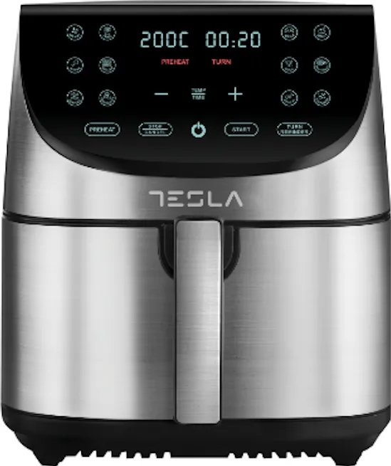 Tesla Friteuza cu aer cald Tesla AF701BX, 7L, 0-60 minTouch screen, 1700W, Negru-Inox