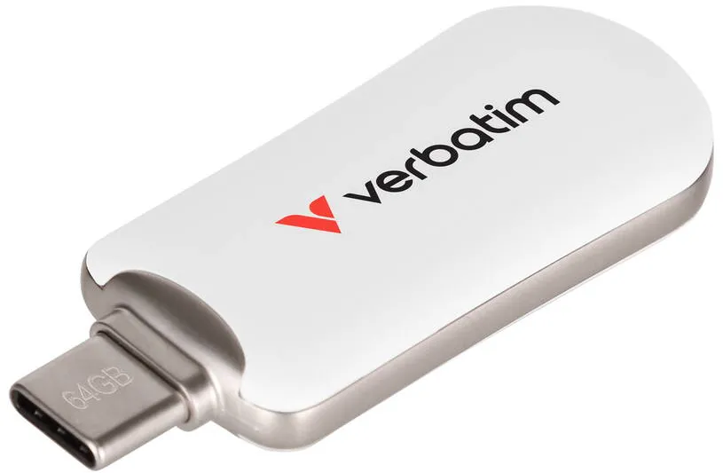 Memorie USB VERBATIM USB Flash Drive Verbatim, Plectra,64GB, USB-C, WHUSB 3.2 Gen 1