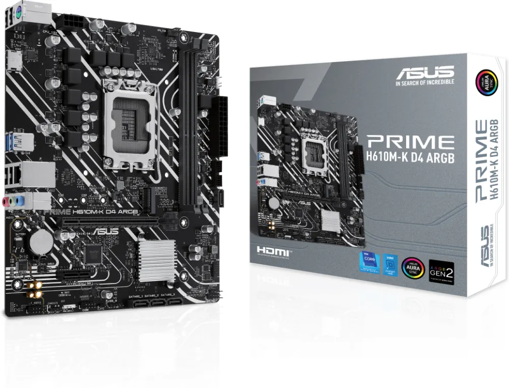 Placa de Baza Asus PRIME H610M-K ARGB