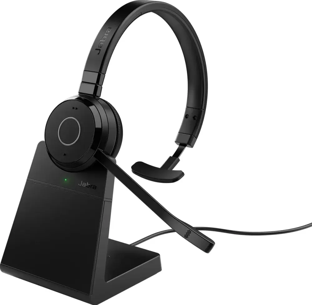 Casti Jabra  Headset Evolve 65 TE MS Mono USB inkl. Ladestation