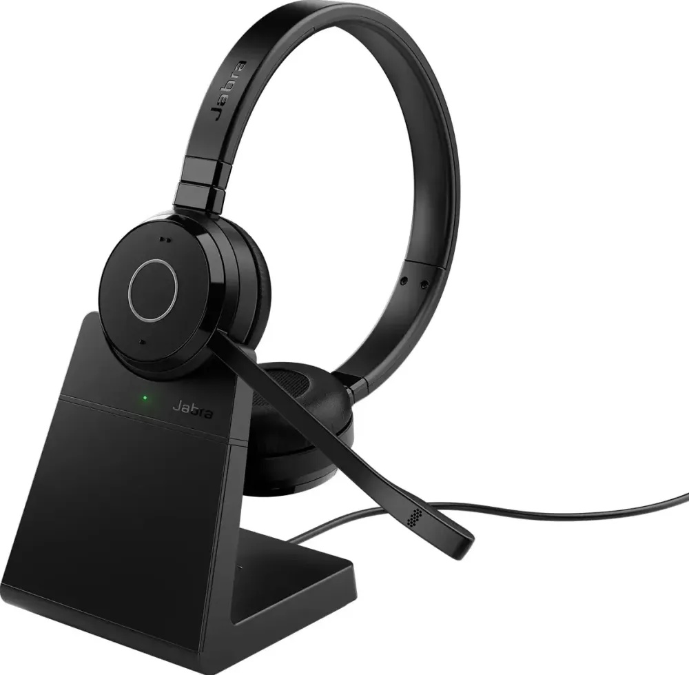 Casti Jabra Headset Evolve 65 TE UC Duo USB inkl. Ladestation