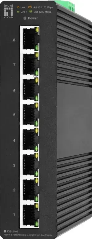 Switch Level One LevelOne 8x GE IGS-2108 RJ45, 10/100/1000Mbps sw