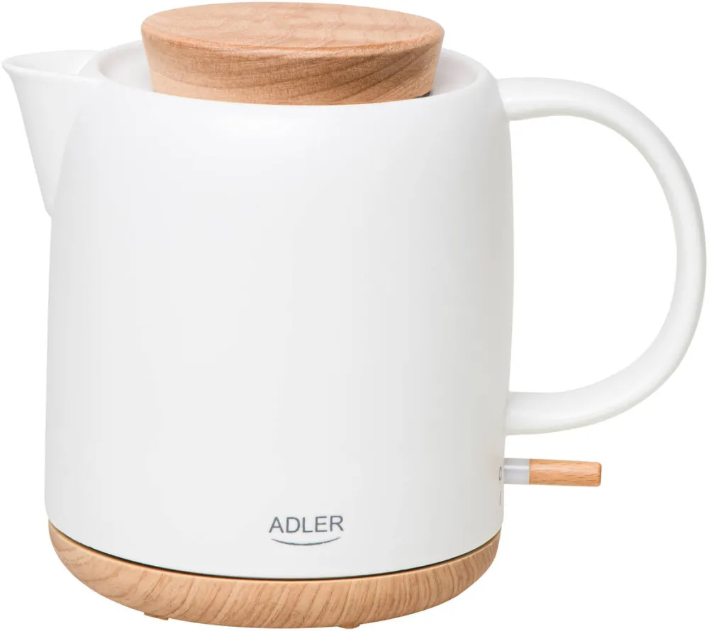 Adler Adler AD 1304 Ceramic electric kettle, 1L, White