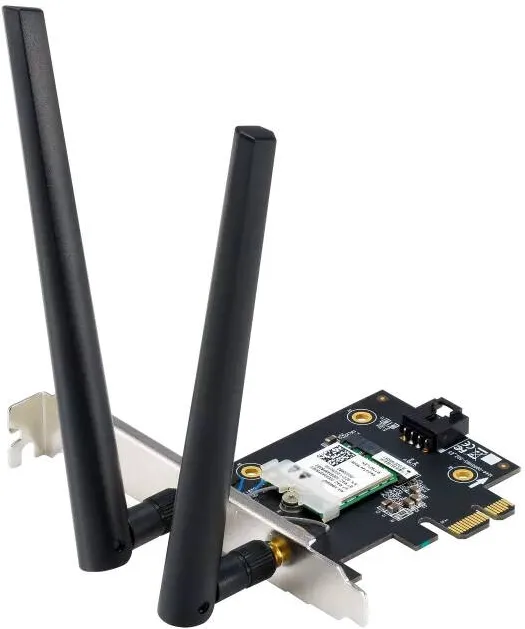 Placa de Retea Wireless Asus Asus PCE-BE6500 Tri Band PCI-E (802.11be), Bluetooth 5.4 WiFi 7 Router