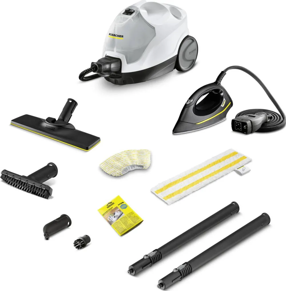 Aspirator Karcher steam cleaner SC 4 EasyFix Iron (white/black, 2,000 watts, including steam pressure iron)