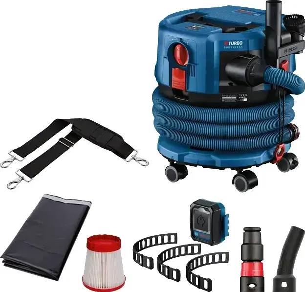 Aspirator BOSCH GAS 18V-12 MC, wet/dry cleaner (blue, without battery and charger)
