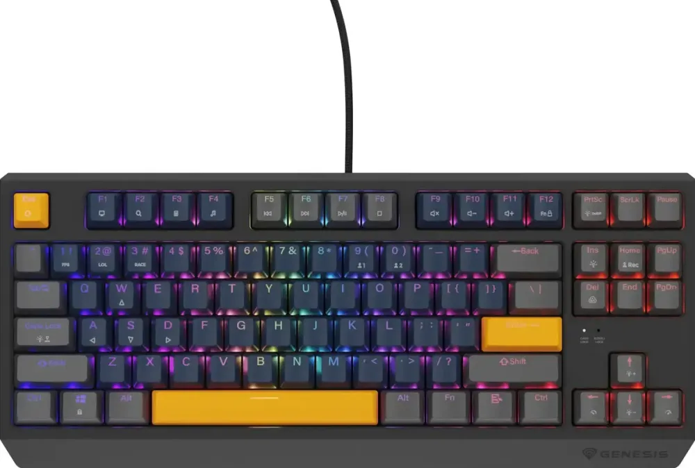 Tastatura Genesis Thor 230 TKL Naval Blue Positive RGB Outemu Panda