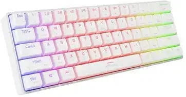 Tastatura Genesis Thor 660 G2 RGB biała Gateron Red