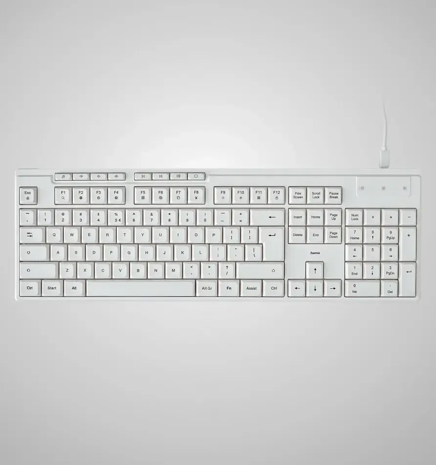 Tastatura HAMA CK-200 white