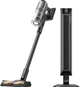 Aspirator Dreame vertical fara fir Z30 Station VZV26B, 30000 Pa, 90 minute autonomie, cu statie de golire automata, gri