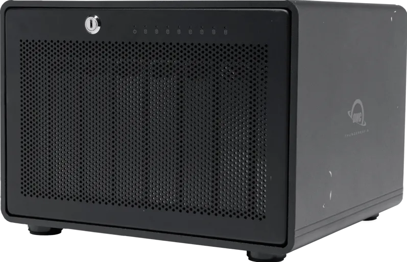 Rack OWC OWC ThunderBay 8 RAID Ready 8-Bay Ext Storage w/2x TB3 Ports (w/Softraid OWC/RAID 0/1/4/5/1+0) 0TB