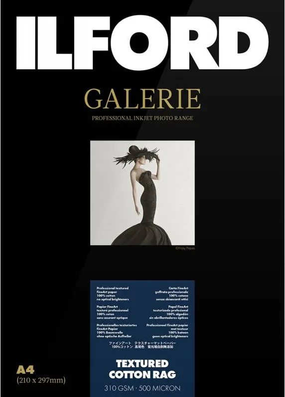 Hartie Foto Ilford Ilford Galerie Cotton Artist Textured 310g A2 25 Sheets