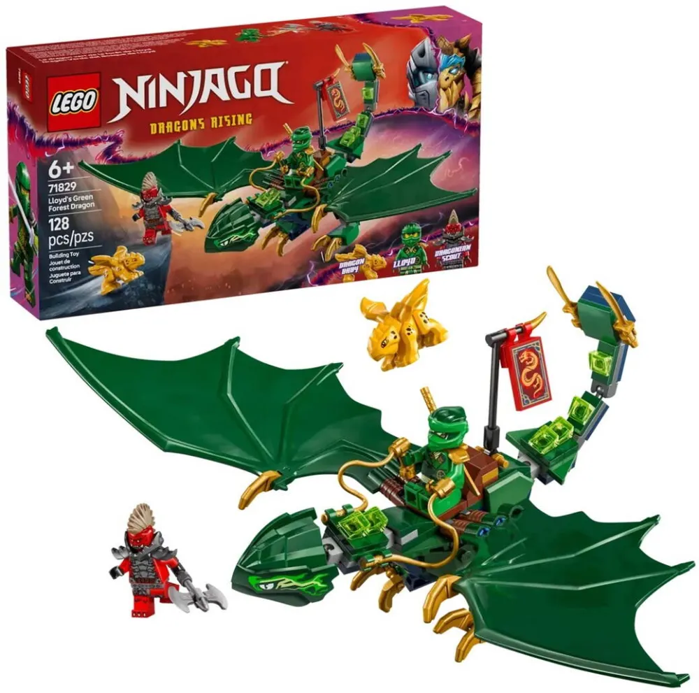 LEGO NINJAGO 71829 Lloyd's Green Forest Dragon