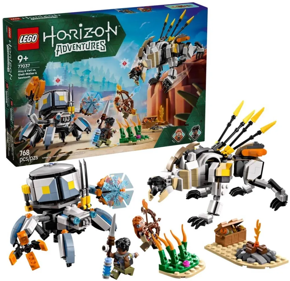 LEGO HORIZON 77037 Aloy & Varl vs. Shell-Walker & Sawtooth