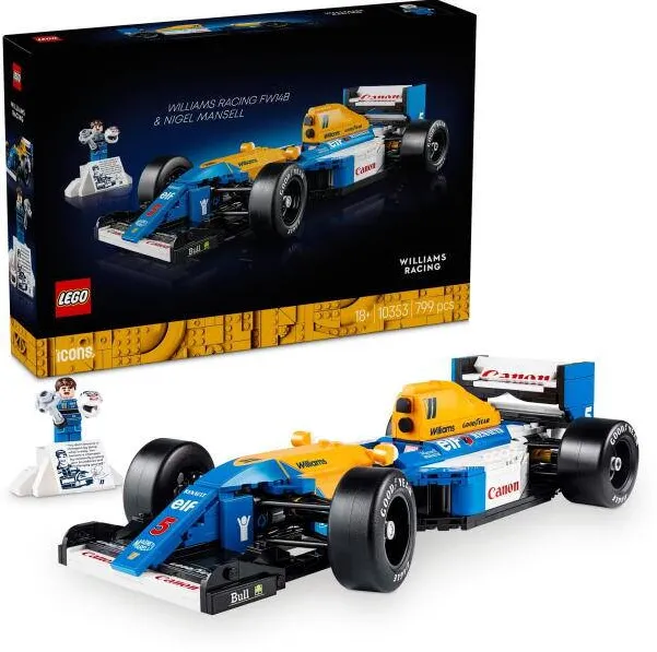 LEGO ICONS 10353 Williams Racing FW14B i Nigel Mansell