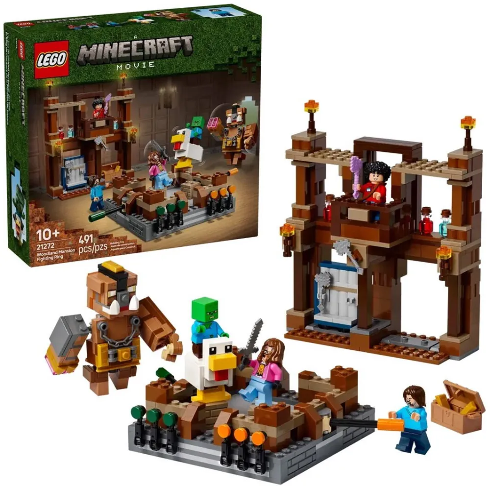 LEGO MINECRAFT 21272 Woodland Mansion Fighting Ring