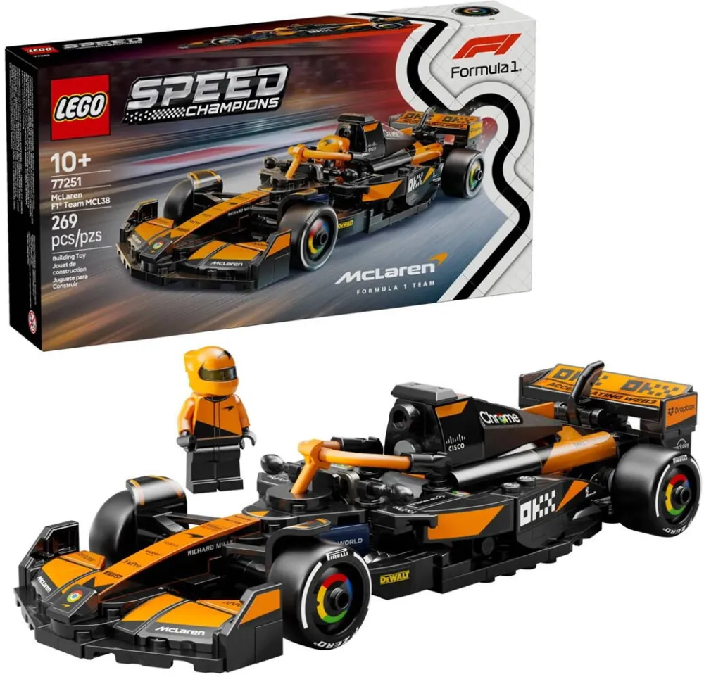 LEGO SPEED CHAMPIONS 77251 McLaren F1 Team MCL38 Race Car