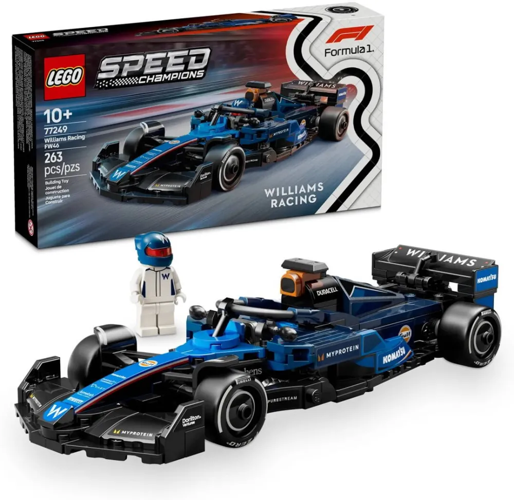 LEGO SPEED CHAMPIONS 77249 Williams Racing FW46 F1 Race Car