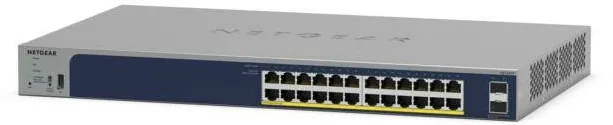 Netgear GS724TPv3 Managed L2 Gigabit Ethernet (10/100/1000) Power over Ethernet (PoE) Grey