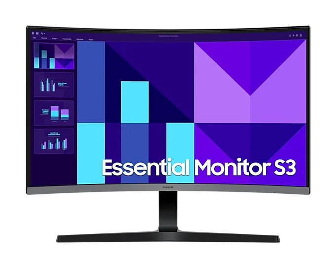 Monitor LED Samsung Essential S3 LS27D392GAUXEN Curbat 27 inch FHD VA 4 ms 100 Hz Samsung Essential S3 LS27D392GAUXEN Curbat 27 inch FHD VA 4 ms 100 Hz