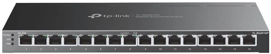 Switch TP-Link JetStream 16-Port Gigabit Smart With 8-Port PoE+