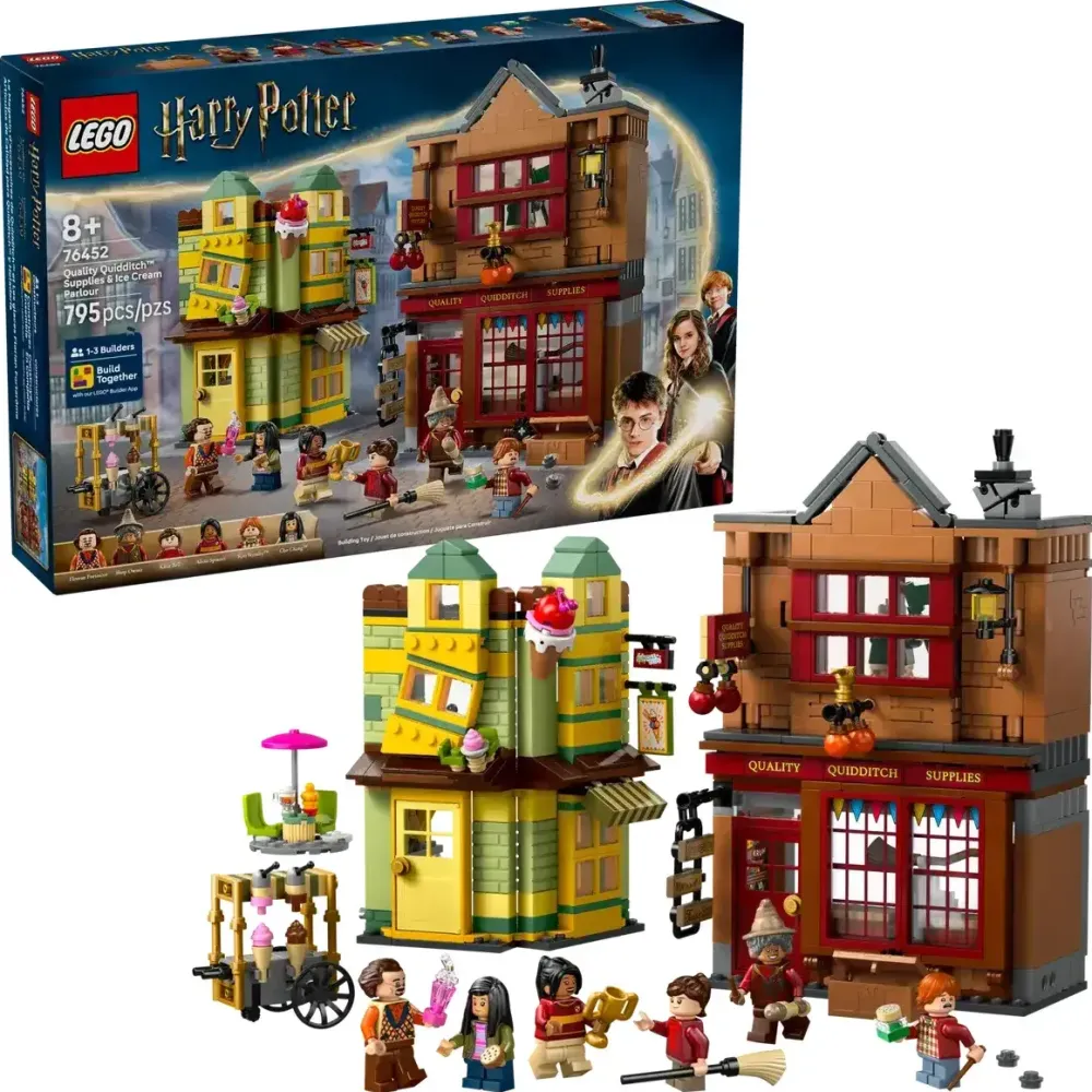 LEGO Harry Potter - Calitate pentru Quidditch si Cofetaria Fortescue