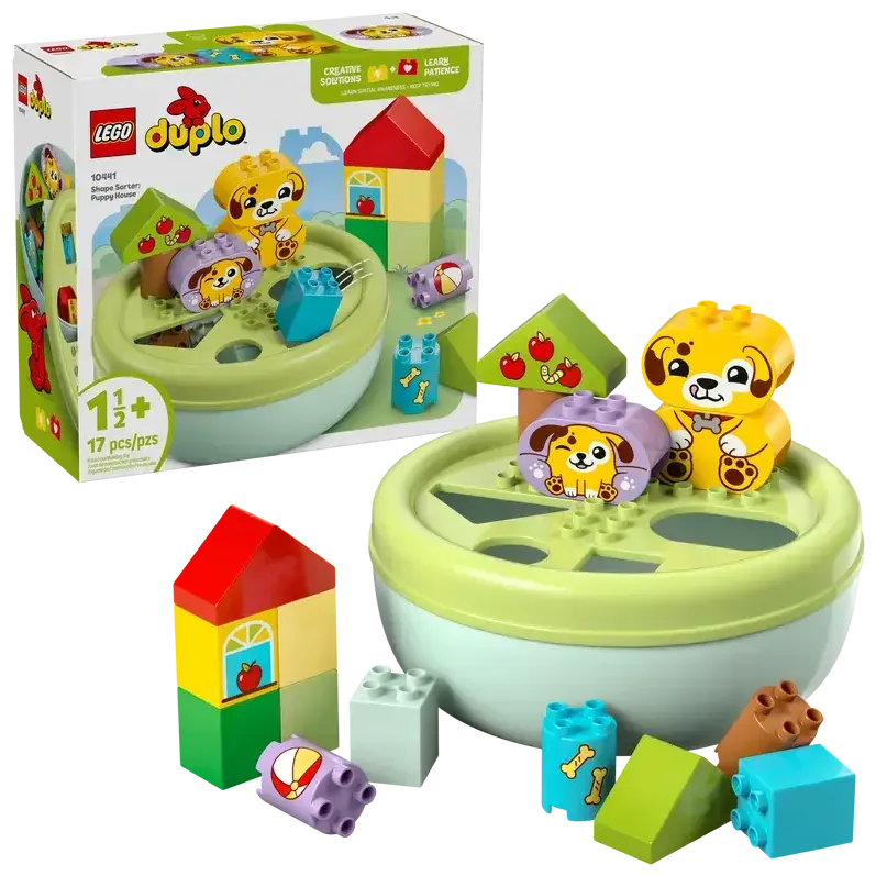 LEGO DUPLO 10441 Sortator de forme: casa pentru catei