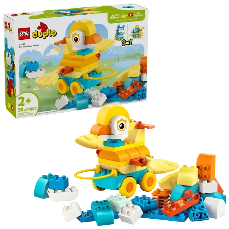 LEGO DUPLO 10448 Animale pe roti 3 in 1