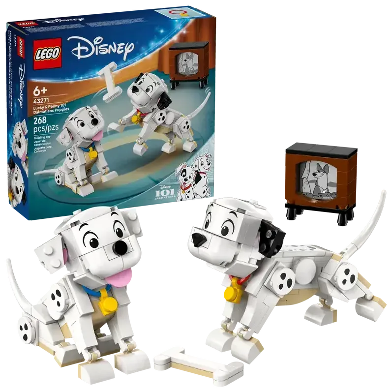 LEGO Disney 43271 Catelusii Lucky si Penny din 101 dalmatieni