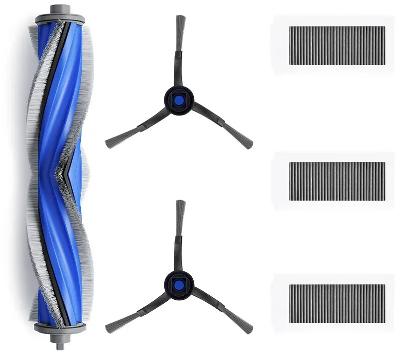Ecovacs Service Kit Standard for DEEBOT X5 family, contents: 1x Anti-Tangle Main Brush, 4x Side Brushes, 3x Antibacterial Filters