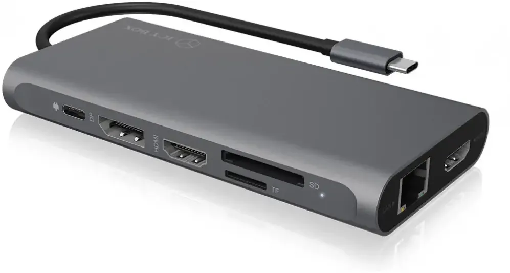 Docking Station Icy Box 12-in-1 USB Type-C dock with PD 100 W