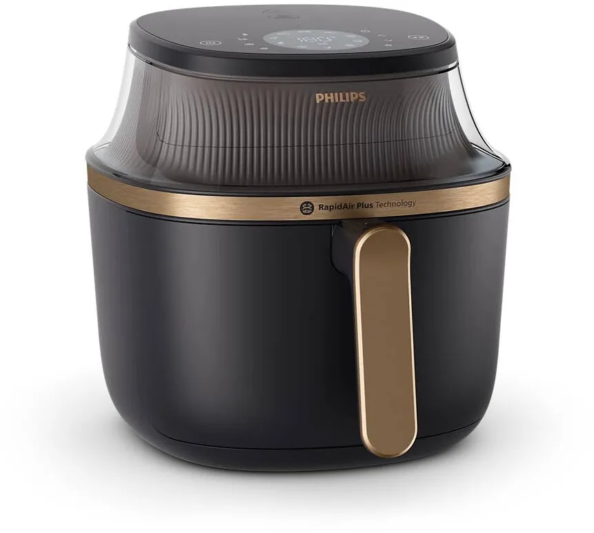 Air Fryer Philips NA332/00 3000 series, 6.2 L, Black