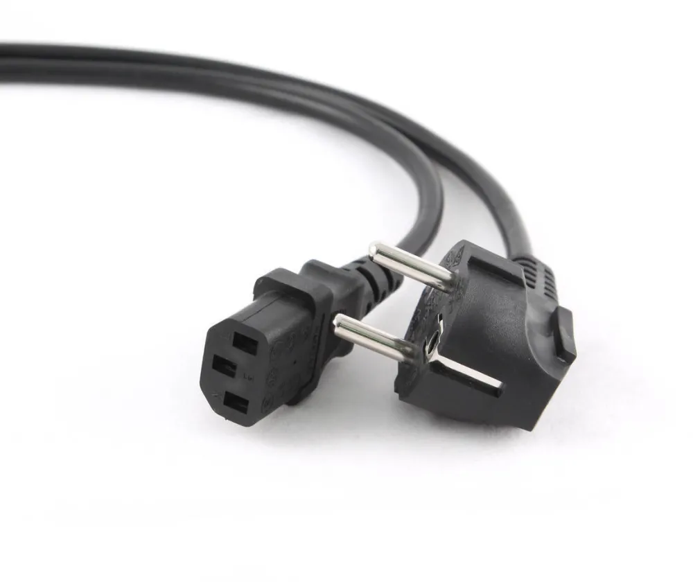 OEM Schuko Male - IEC 320 C13 Female, Negru